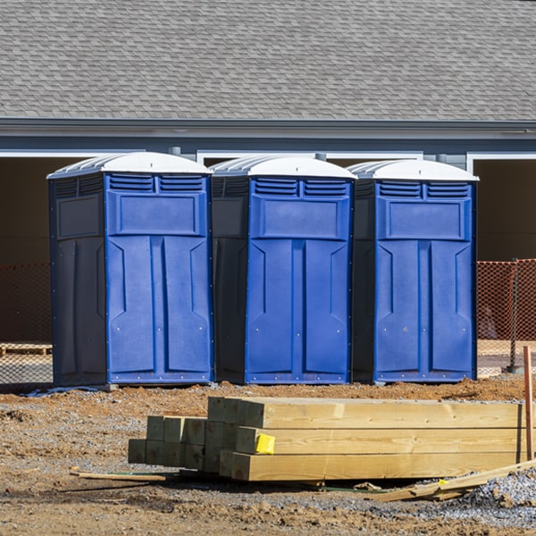 how do you dispose of waste after the portable toilets have been emptied in Gordon